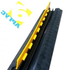 Кабель канал напольный полукруглый металлический - вариант 1