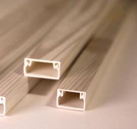 Кабель канал пвх белый - модель 3