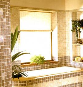 Кафельная мозаика для ванной - вариант 4