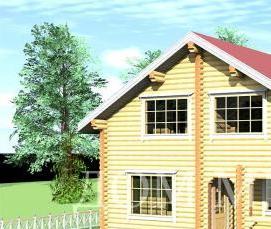 Калиброванное бревно - вариант 1