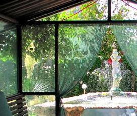 Капитальная крытая беседка с барбекю - модель 1