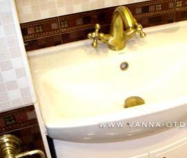 Капитальный ремонт ванной комнаты под ключ - вариант 4