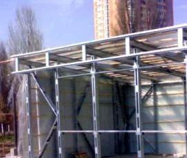 Каркас для павильона из металлоконструкций - тип 3