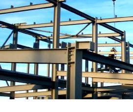 Каркас склада из металлоконструкций - модель 2