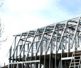 Каркас здания из металлоконструкций - модель 3