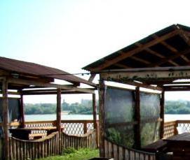 Каркасная беседка с мангалом - вариант 4