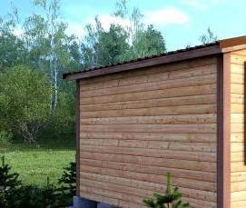 Каркасная бытовка 3 на 3 метра - модель 4