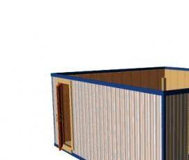 Каркасная бытовка 3 на 6 метра - модель 2