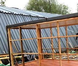 Каркасная бытовка - модель 2