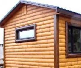 Каркасные бытовки для дачи - тип 3