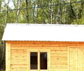 Каркасные бытовки для дачи - тип 2