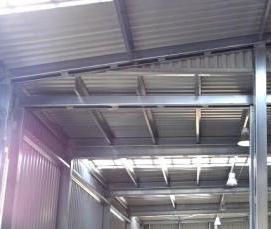 Каркасные павильоны из металлоконструкций - модель 3