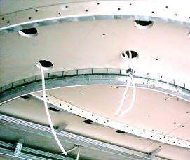 Каркасный натяжной потолок - тип 1