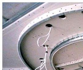 Каркасный натяжной потолок - тип 2