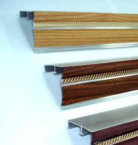 Карниз потолочный алюминиевый 3х рядный - модель 4