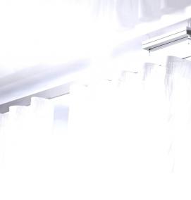 Карниз потолочный шинный двухрядный - модель 1