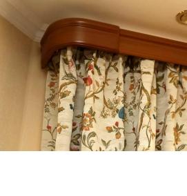 Карниз потолочный шинный двухрядный - модель 4