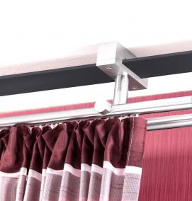 Карнизы для штор потолочные прямые - вариант 2