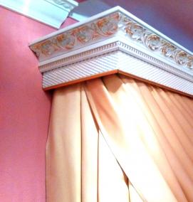 Карнизы для штор потолочные широкие - тип 2