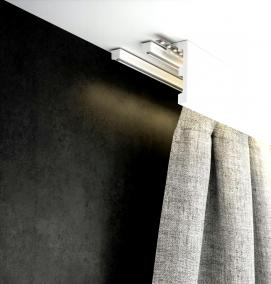 Карнизы для занавесок потолочные - модель 2