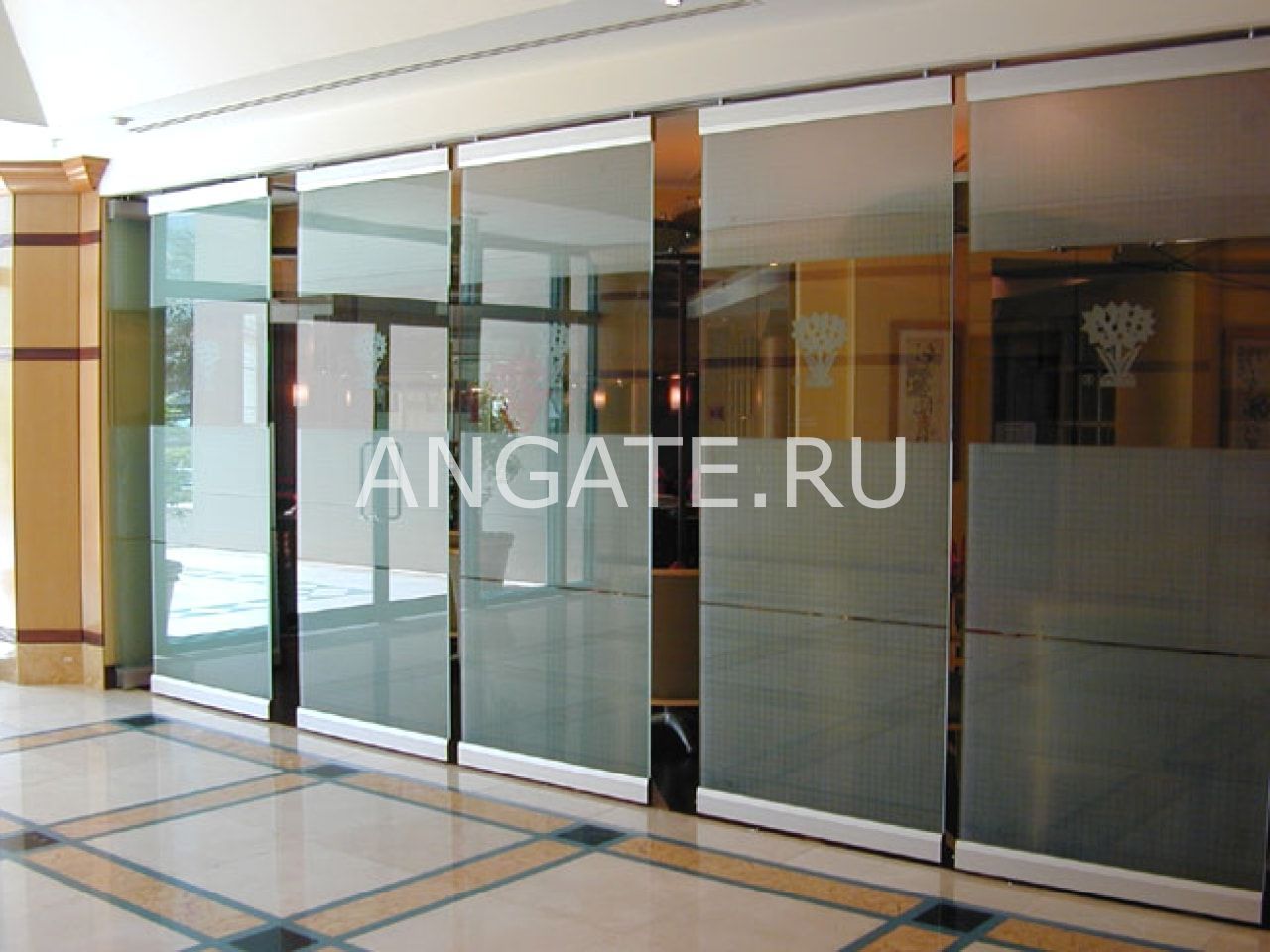 Каскадные раздвижные двери - вариант 4