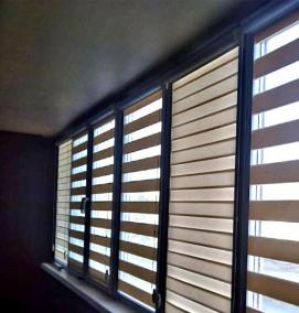 Кассетные рулонные шторы - тип 3