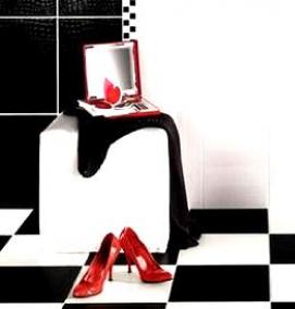 Керамогранит белый моноколор - модель 4