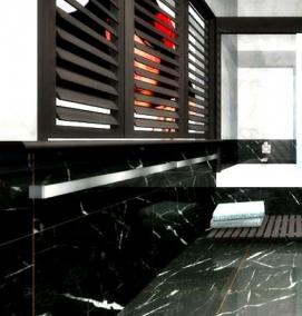 Керамогранит черный - тип 1