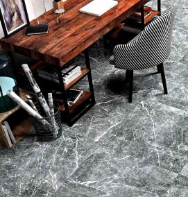 Керамогранит черный глянец 600х600 - модель 3