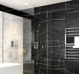 Керамогранитная плитка черная - вариант 2