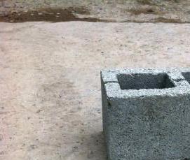 Керамзитобетонный блок 390х190х190 стеновой - вариант 1