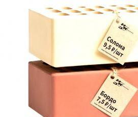 Кирпич керамический неогнеупорный строительный - вариант 1