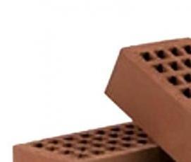 Кирпич керамический пустотелый одинарный лицевой - модель 3