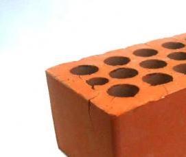 Кирпич красный полуторный пустотелый - вариант 4