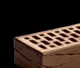 Кирпич лицевой шоколад - модель 4