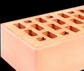 Кирпич облицовочный абрикос - модель 1