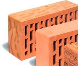 Кирпич облицовочный керамический красный - модель 3