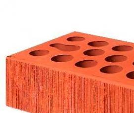 Кирпич облицовочный красный бархат - модель 3