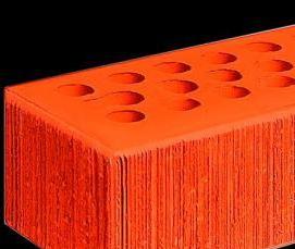 Кирпич облицовочный красный бархат - модель 2