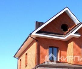 Кирпич облицовочный красный гладкий - тип 3