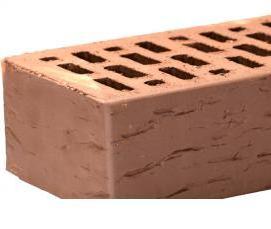 Кирпич облицовочный светло коричневый - вариант 4