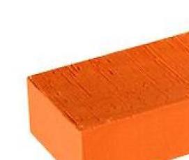 Кирпич одинарный полуторный двойной - модель 3