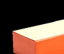 Кирпич полнотелый красный - модель 1