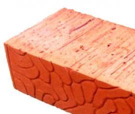 Кирпич полнотелый рядовой 250х120х65 - модель 4