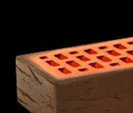 Кирпич пустотелый 250х85х65 - модель 1