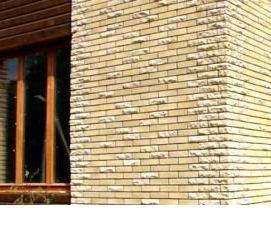 Кирпич рустированный силикатный цветной - вариант 3