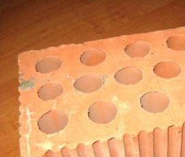 Кирпич рядовой полуторный полнотелый - модель 3