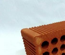 Кирпич рядовой рифленый - модель 3