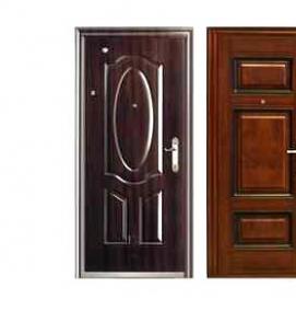 Китайская дверь металлическая входная - тип 2