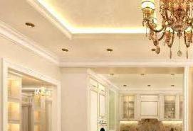 Классические натяжные потолки двухуровневые - вариант 1